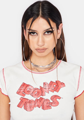 In Technicolor Logo Baby Tee