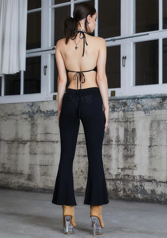 Kickdrum Ribbed Flare Pants