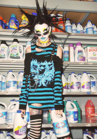 Chuckle Forth Striped Top