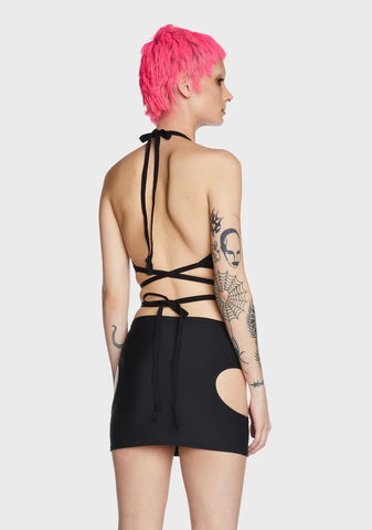 Halter Top With Rings