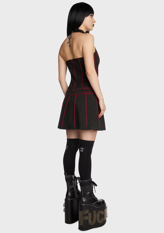 Band Mini Dress