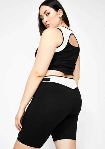 Mz Booked N' Busy Biker Shorts