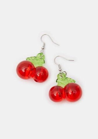 Jam Tart Cherry Earrings