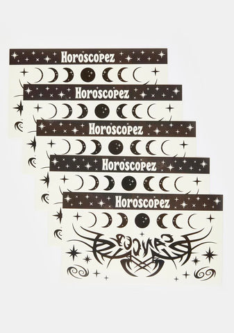 Cancer Temporary Tattoo Sheet