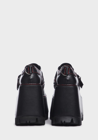 Swear Word Platform Loafers