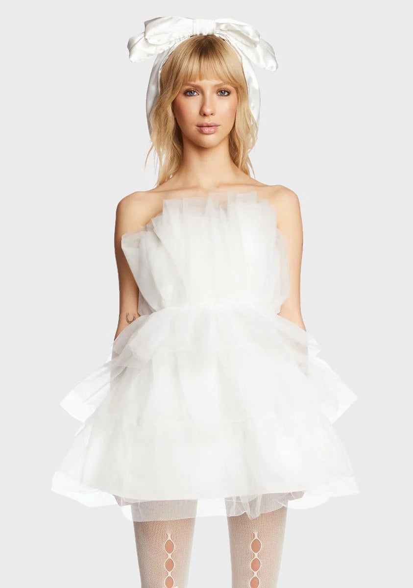 Angel Posing For Fans Mini Dress