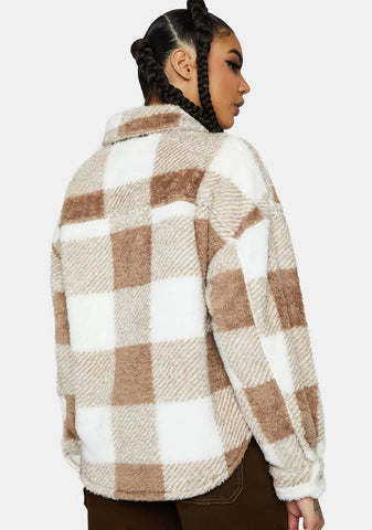 Knock Yourself Out Checkered Flannel