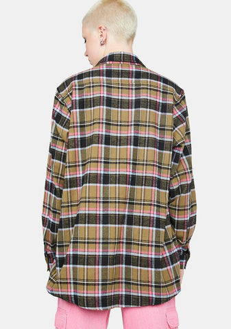 Sage Miss Nonconformist Flannel Shirt