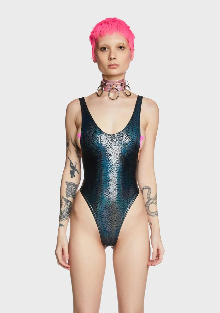 Serpent Poolside Scandal Side-Boob Swimsuit