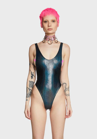 Serpent Poolside Scandal Side-Boob Swimsuit