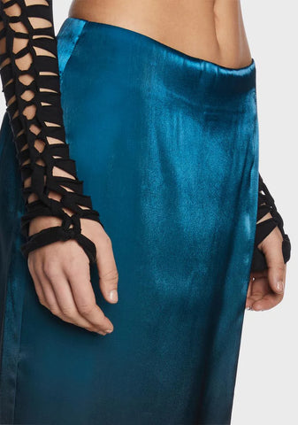 Twice Dreamt Ombre Midi Skirt