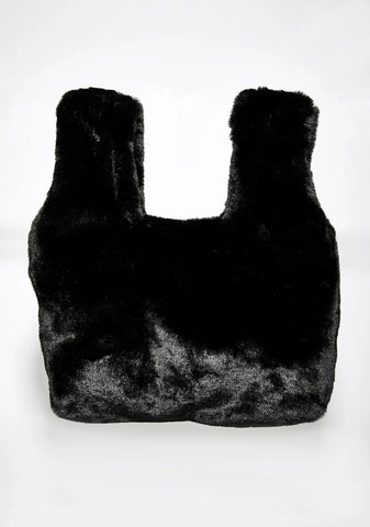 Onyx Living Luxe Faux Fur Bag