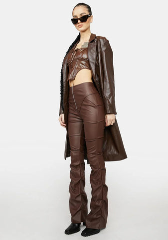 Mocha Certified Freak Flare Pants