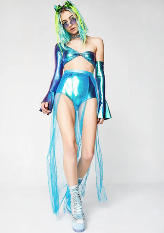 Ice-Y Beatz Sheer Maxi Skirt