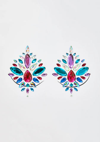 Confetti Rainbow Boob Jewels