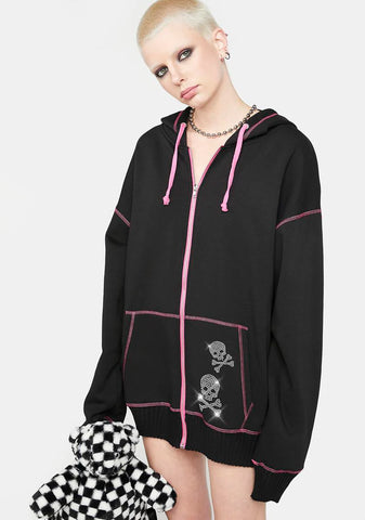 Talk Is Cheap Oversized Hoodie