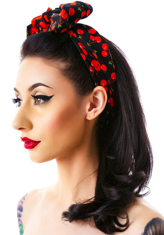 Bad Girl Scarf Cherries