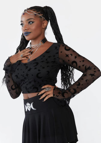 Perfect Spellcaster Mesh Top