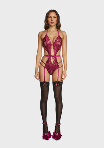 A Good Time Lace Teddy