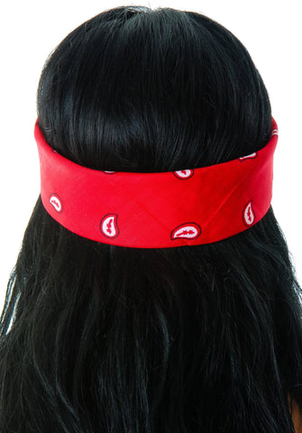 Mercutio Scarf Headpiece - Purple