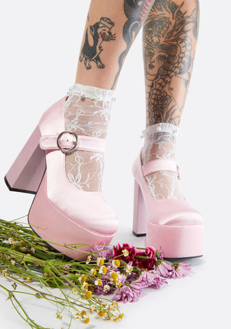 Sugar Coated Secrets Platform Mary Janes