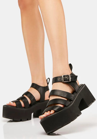About Me Platform Sandals