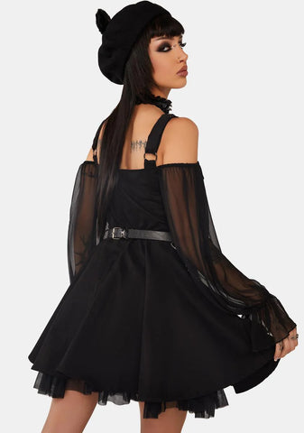 Nightmares Of You Flared Dress