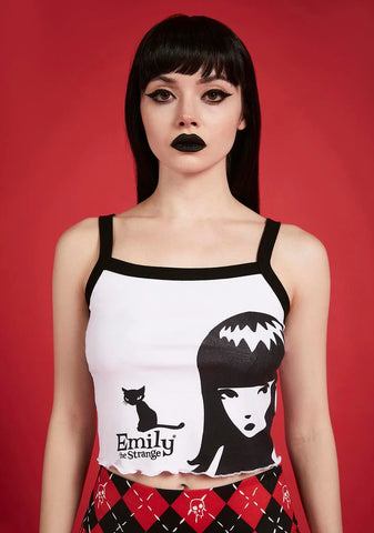 Blank Stares Graphic Tank Top