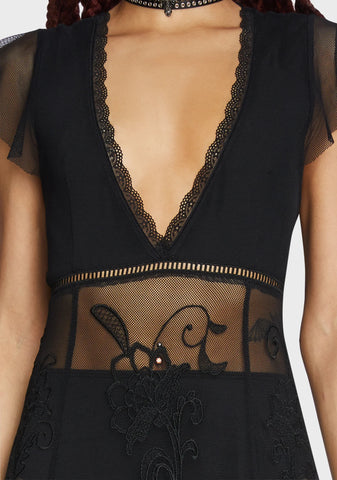 Karmic Commotion Midi Dress