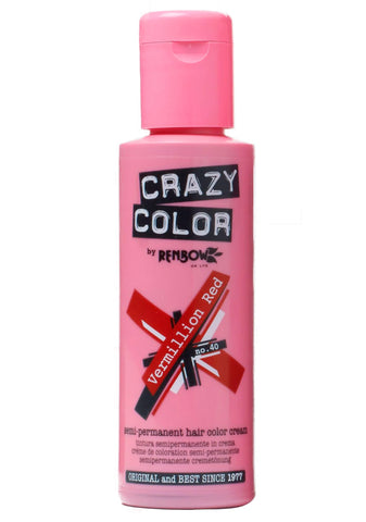 Vermillion Red Hair Dye