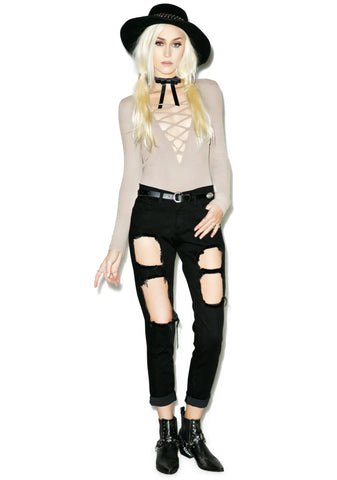 Distressed Nomi Jeans