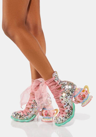 Pink High Tea Heels