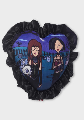 Harsh Realities Heart Pillow