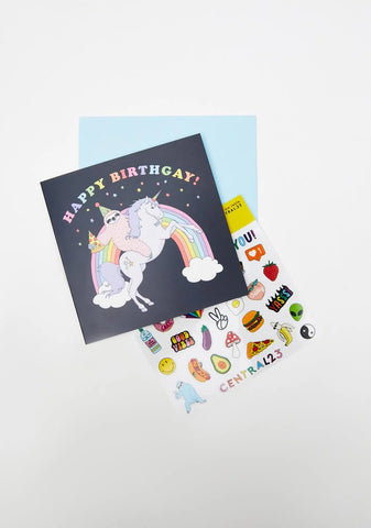 Happy Birthgay Greeting Card