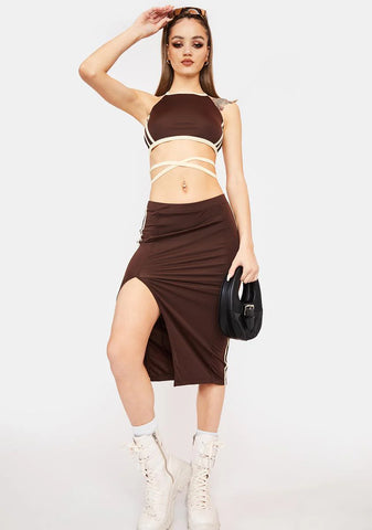 Bad Influence Sporty Skirt Set