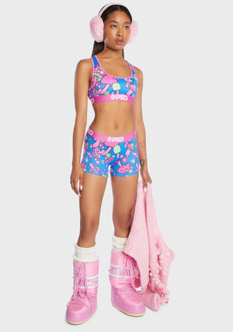 Groovy Shroom Sports Bra