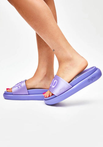 Purple Reggie Platform Slides