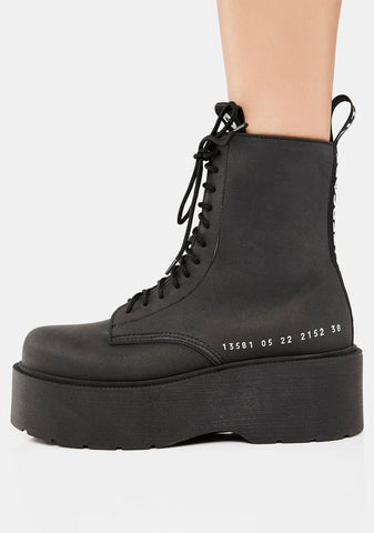 Auren Nubuck Combat Boots