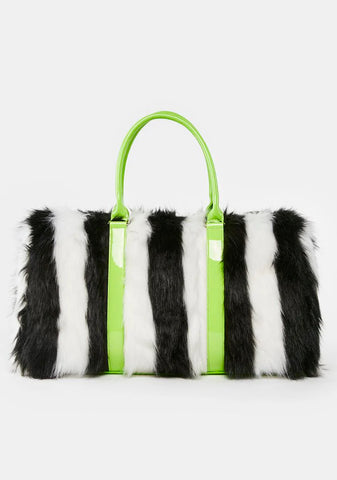 Wreaking Havoc Faux Fur Weekender