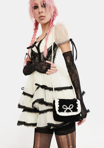 No Ordinary Life Knit Handbag