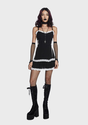 Holy Devious Doll Knit Mini Dress