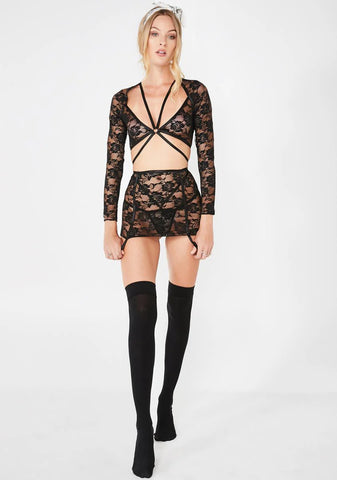 Harness Your Body Sheer Lace Set