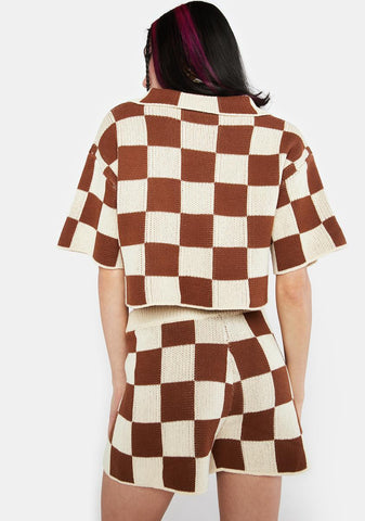 Photo Booth Kiss Knit Shorts