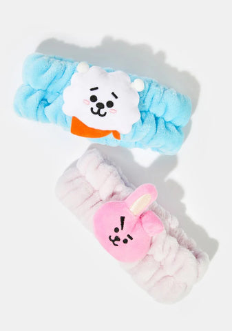 X BT21 RJ 3D Blue Teddy Headband