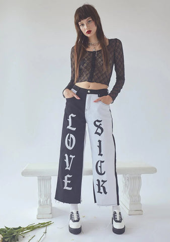 Therefore I Am Embroidered Pants