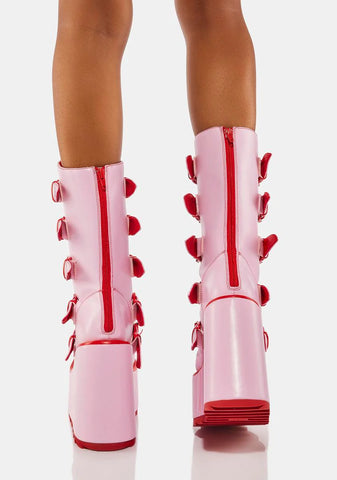 Pink Dune Strawberry Boots