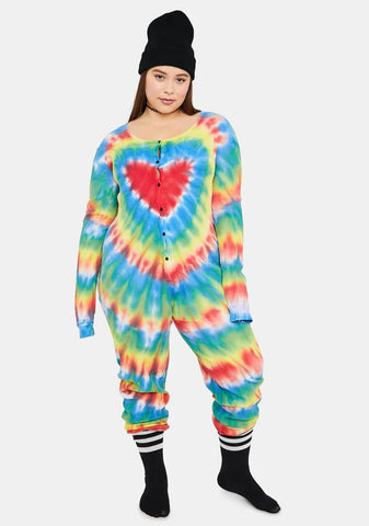 Real Chill In The Air Tie Dye Jumper