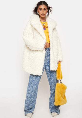 Jackie Faux Fur Coat