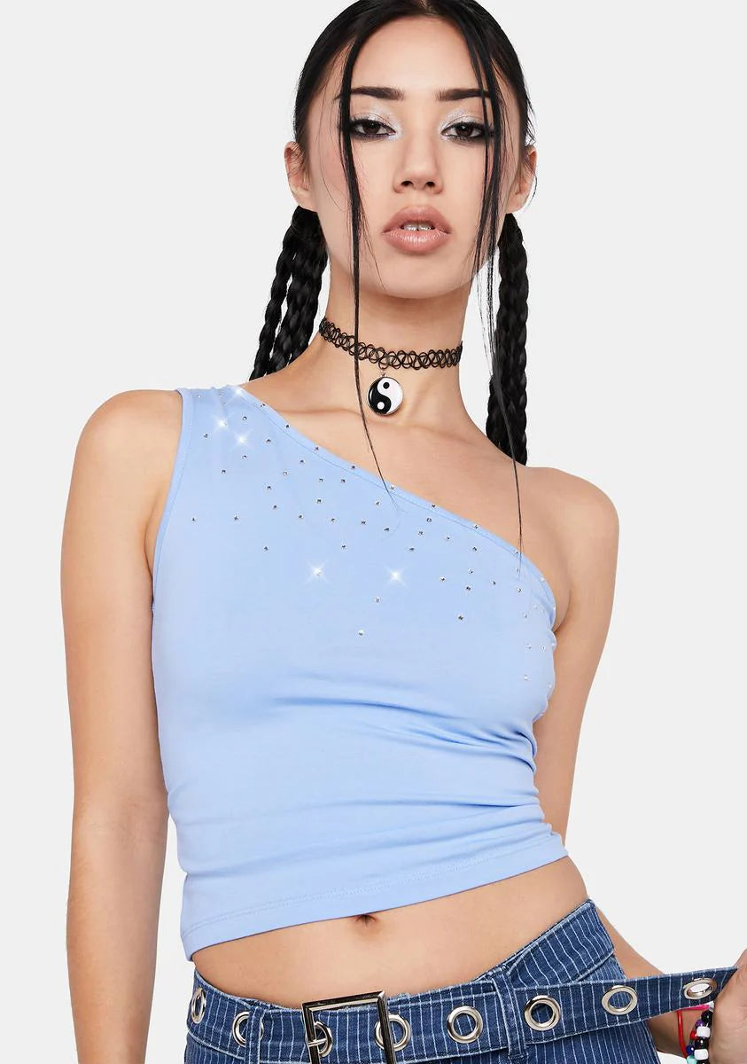 Slot Machine Queen Rhinestone Top