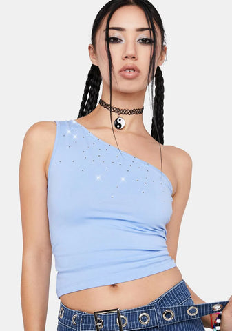 Slot Machine Queen Rhinestone Top